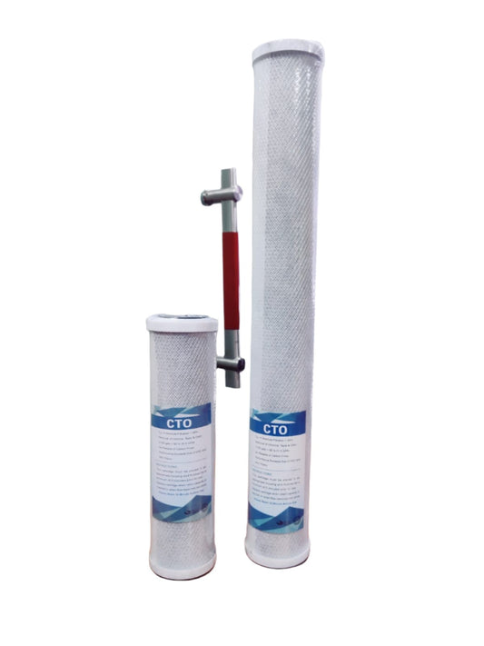 CTO-10-Inch  & 20-inch Activated Carbon Block Filter Cartridge for RO, UV, UF Water Purifier